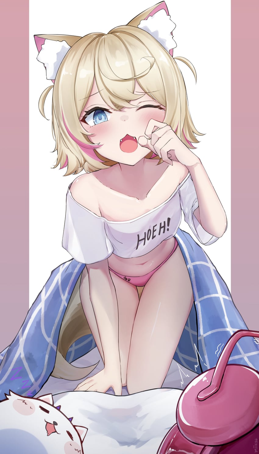 mococo abyssgard (hololive and 1 more) drawn by miixxc