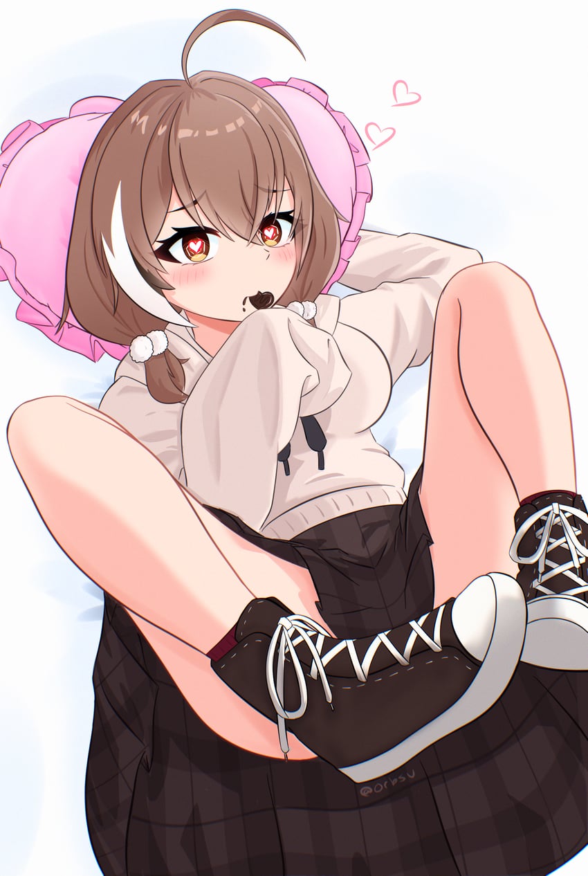 nanashi mumei (hololive and 1 more) drawn by orbsu