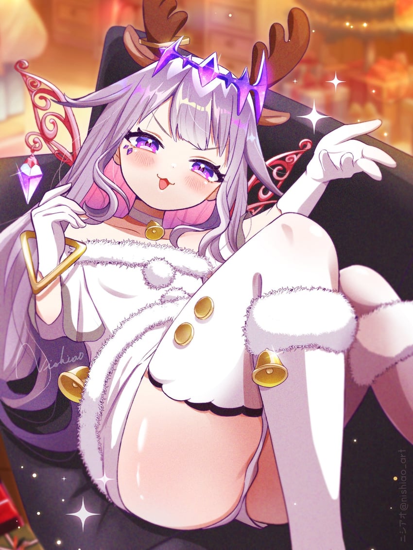 koseki bijou (hololive and 1 more) drawn by nishi_ao