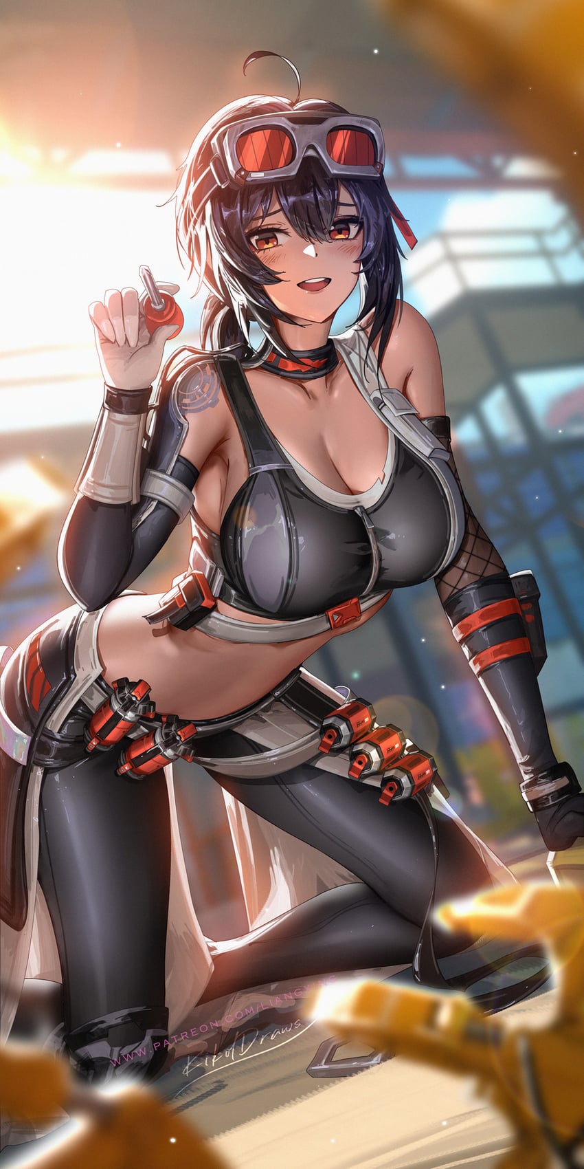 grace howard (zenless zone zero) drawn by liang_xing