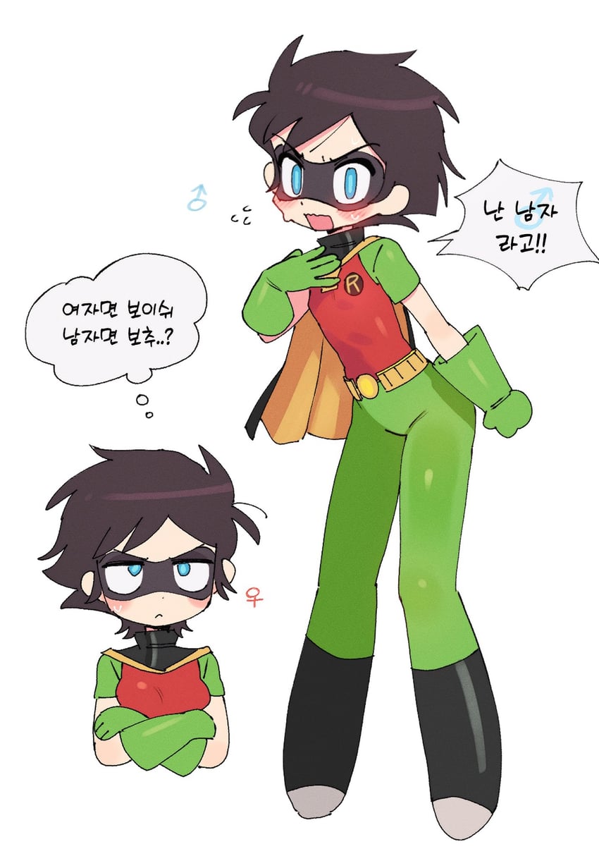 robin (dc comics and 1 more) drawn by batrobin_k