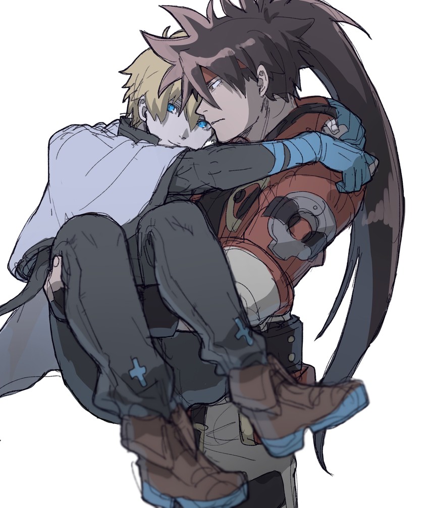 sol badguy and ky kiske (guilty gear and 1 more) drawn by kometubu0712