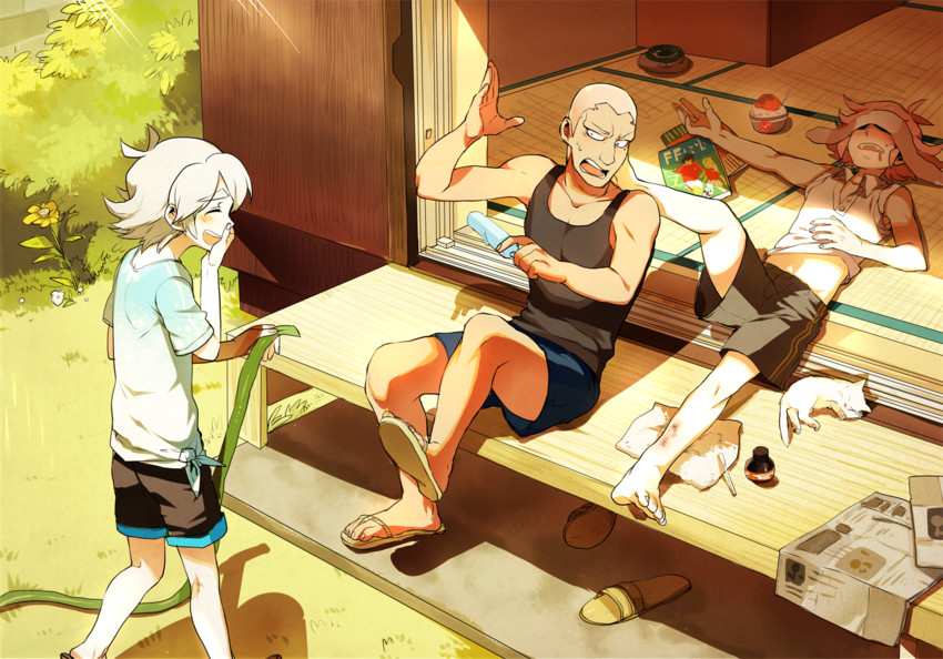 fubuki shirou, fubuki atsuya, and someoka ryuugo (inazuma eleven) drawn by towtow_redoland