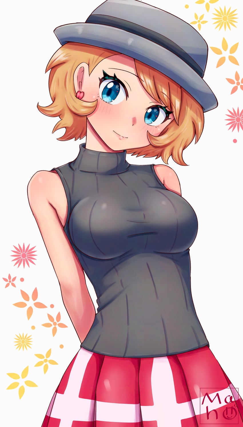serena (pokemon and 1 more) drawn by maho_(corotonton5150)