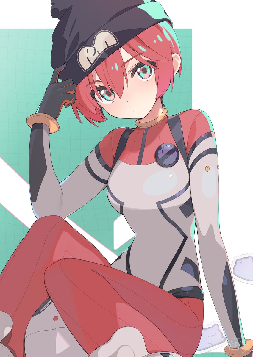 amate yuzuriha and haro (gundam and 1 more) drawn by shin_no_tenpii