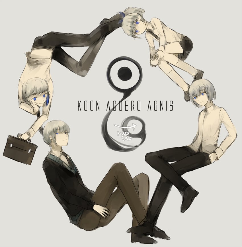 khun aguero agnis (original and 1 more) drawn by forks017