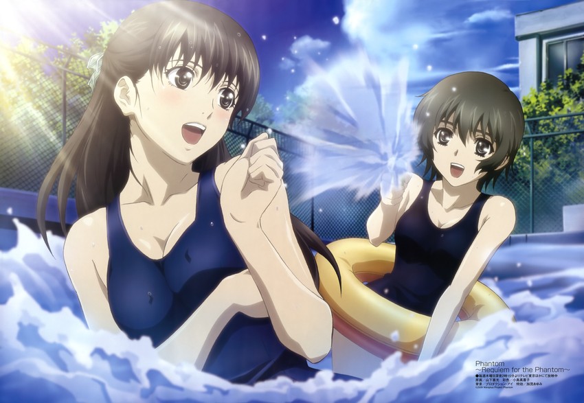 ein and fujieda mio (megami magazine and 2 more) drawn by yamashita_yoshimitsu