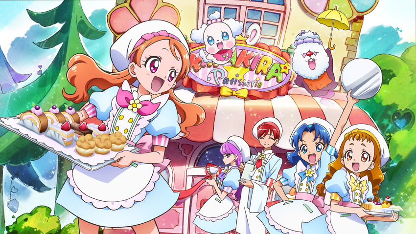 kotozume yukari, usami ichika, tategami aoi, kenjou akira, arisugawa himari, and 2 more (precure and 1 more) drawn by ino_marie