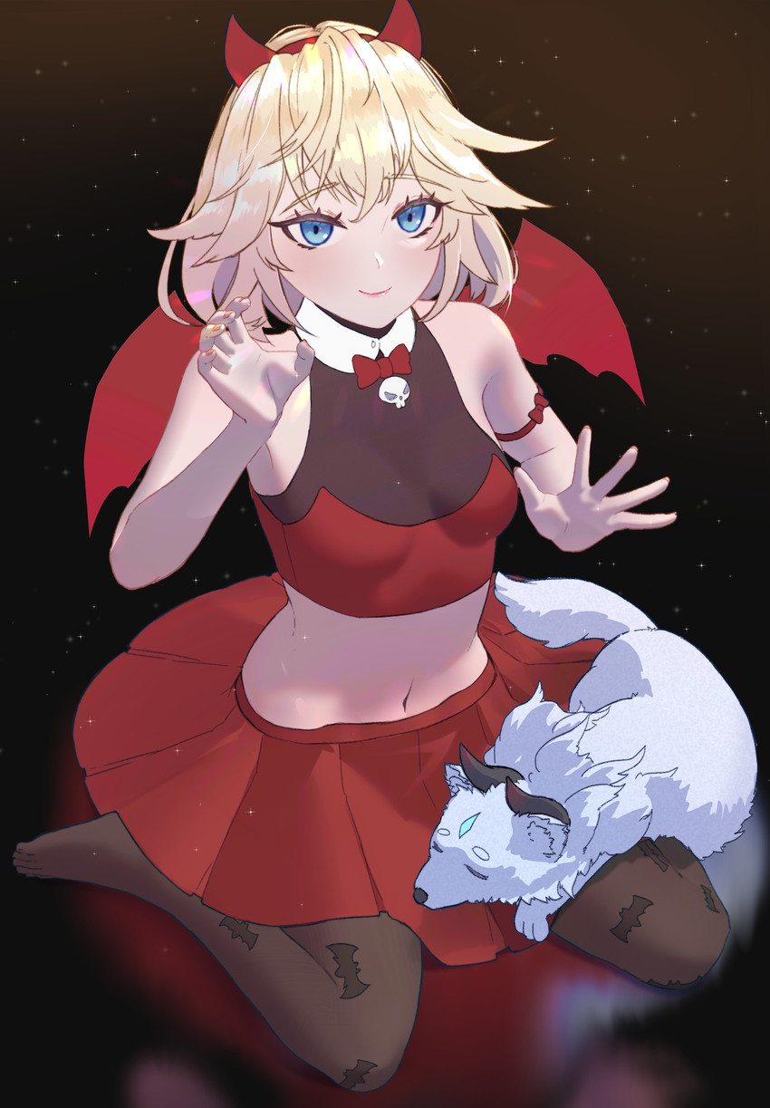 future princess and white beast (guardian tales) drawn by linkuan
