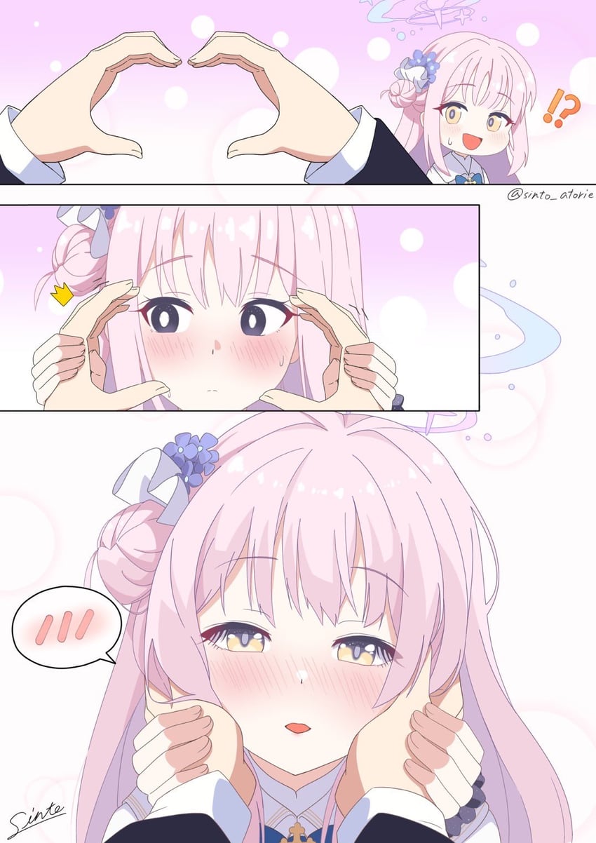 sensei and mika (blue archive) drawn by sinto_(niioka_shintaro)