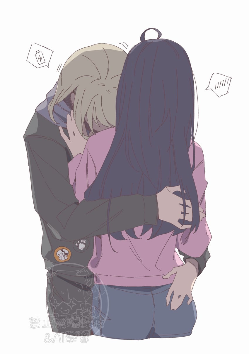 kawaragi momoka and awa subaru (girls band cry) drawn by tan_dand