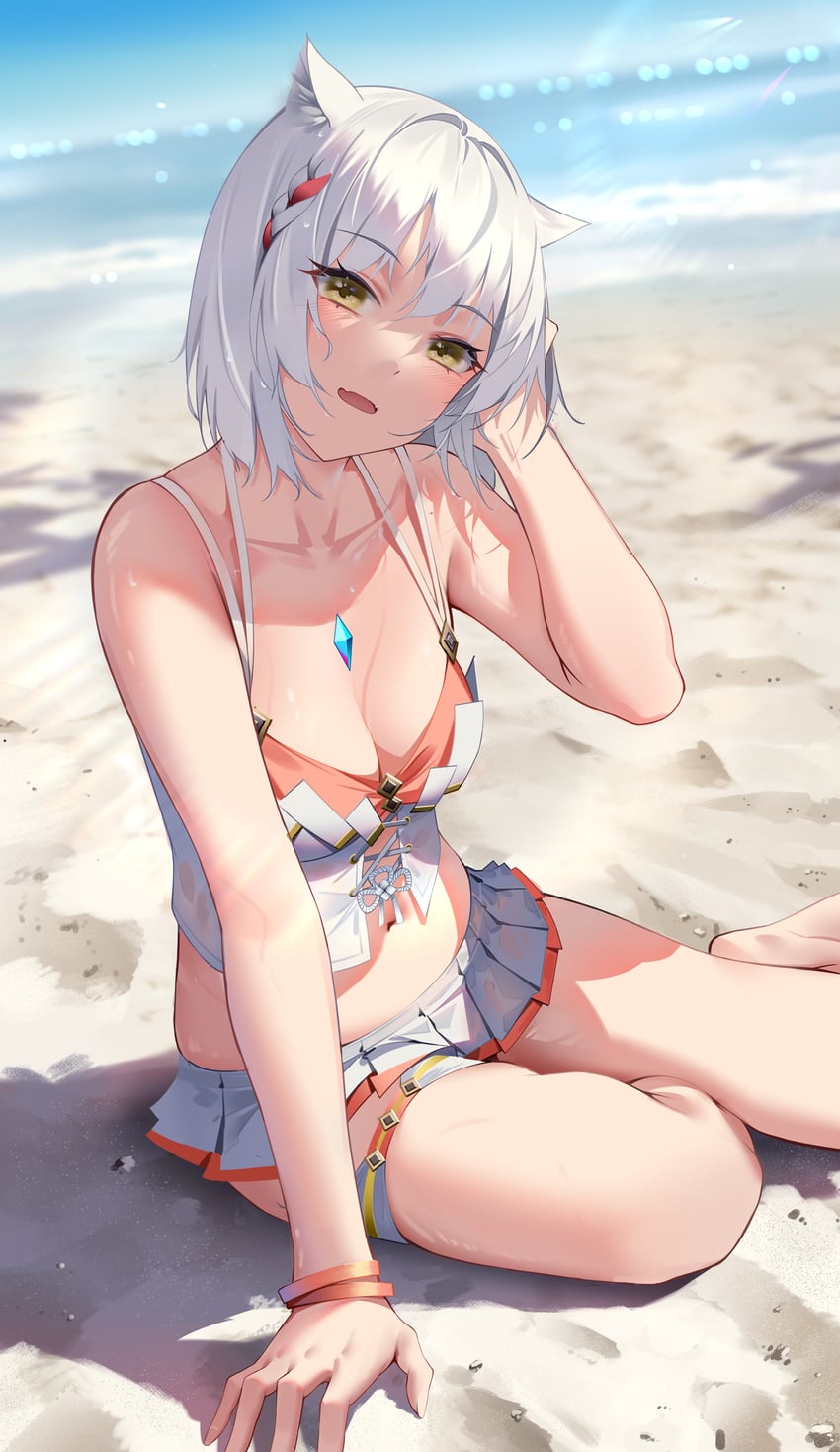 mio (xenoblade chronicles and 1 more) drawn by evan_(pixiv7510743)