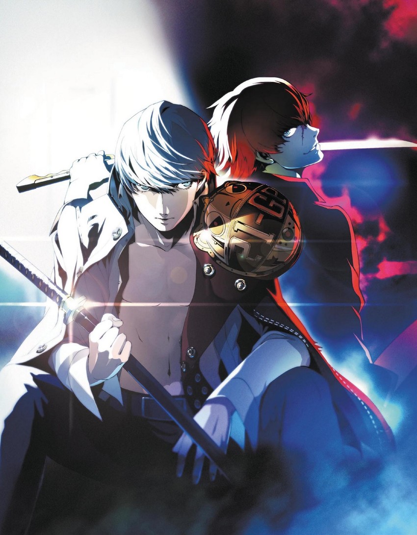narukami yu and minazuki sho (persona and 3 more) drawn by soejima_shigenori