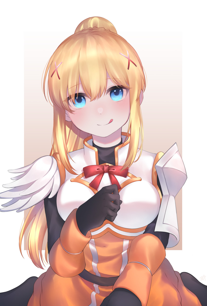 darkness (kono subarashii sekai ni shukufuku wo!) drawn by nishino_(msspgm)