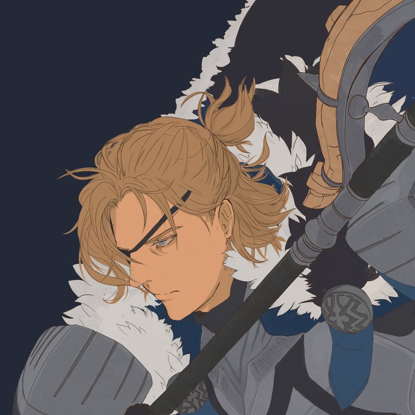 dimitri alexandre blaiddyd (fire emblem and 2 more) drawn by javanazv