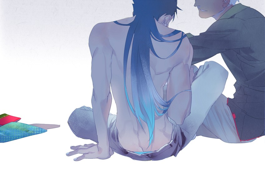cu chulainn and archer (fate and 1 more) drawn by rei_(sanbonzakura)