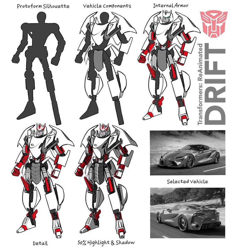 drift (transformers) drawn by kamitoge_supino