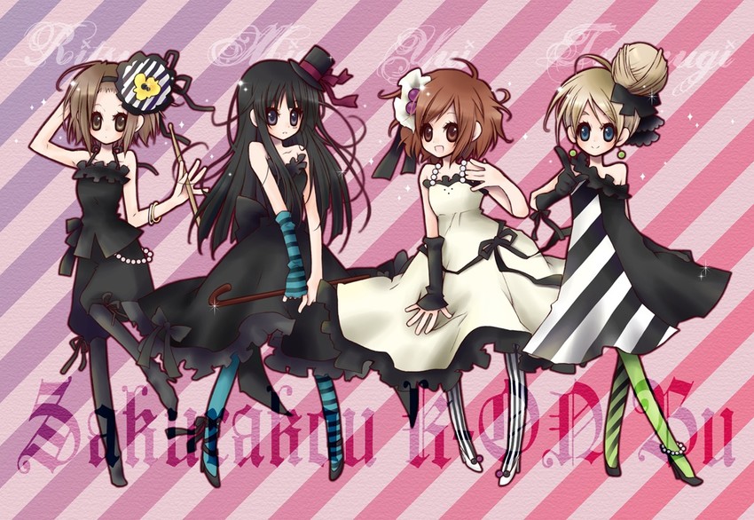 akiyama mio, hirasawa yui, tainaka ritsu, and kotobuki tsumugi (k-on!) drawn by kirishima_yuuki