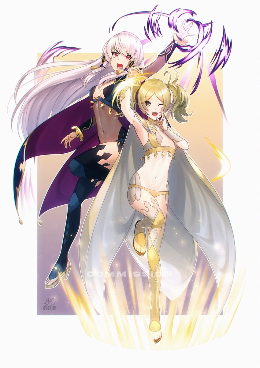lysithea von ordelia, lissa, and nyx (fire emblem and 3 more) drawn by acrylicstroke