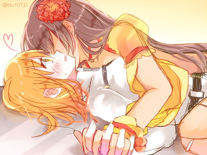 fujimaru ritsuka and mata hari (fate and 1 more) drawn by totte
