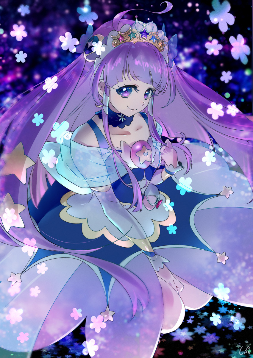 kaguya madoka and cure selene (precure and 1 more) drawn by shipu_(gassyumaron)