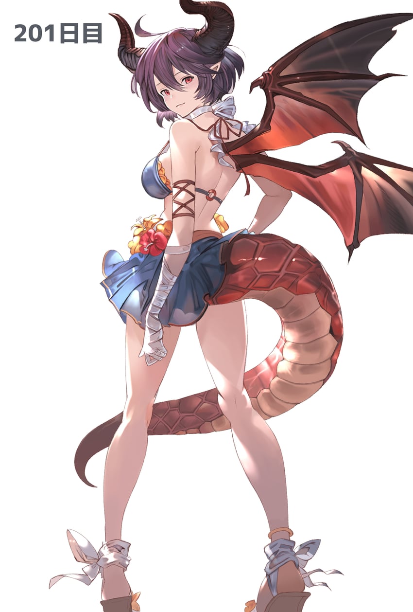 grea (granblue fantasy and 1 more) drawn by mikamiruka_0728