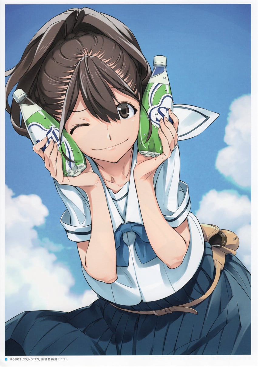 senomiya akiho (robotics;notes and 1 more) drawn by fukuda_tomonori