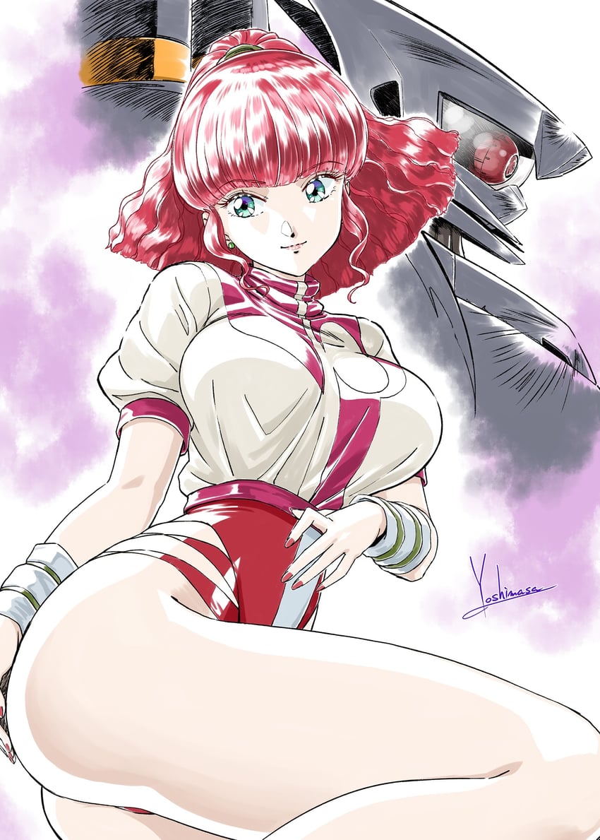 jung freud and sizzler (top wo nerae!) drawn by yoshinaga_masahiro