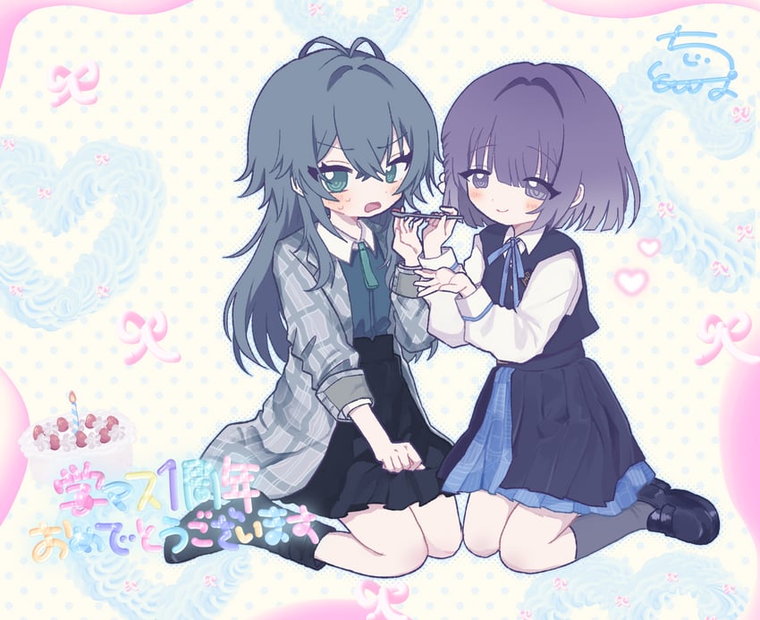 tsukimura temari and hataya misuzu (idolmaster and 1 more) drawn by wotoha