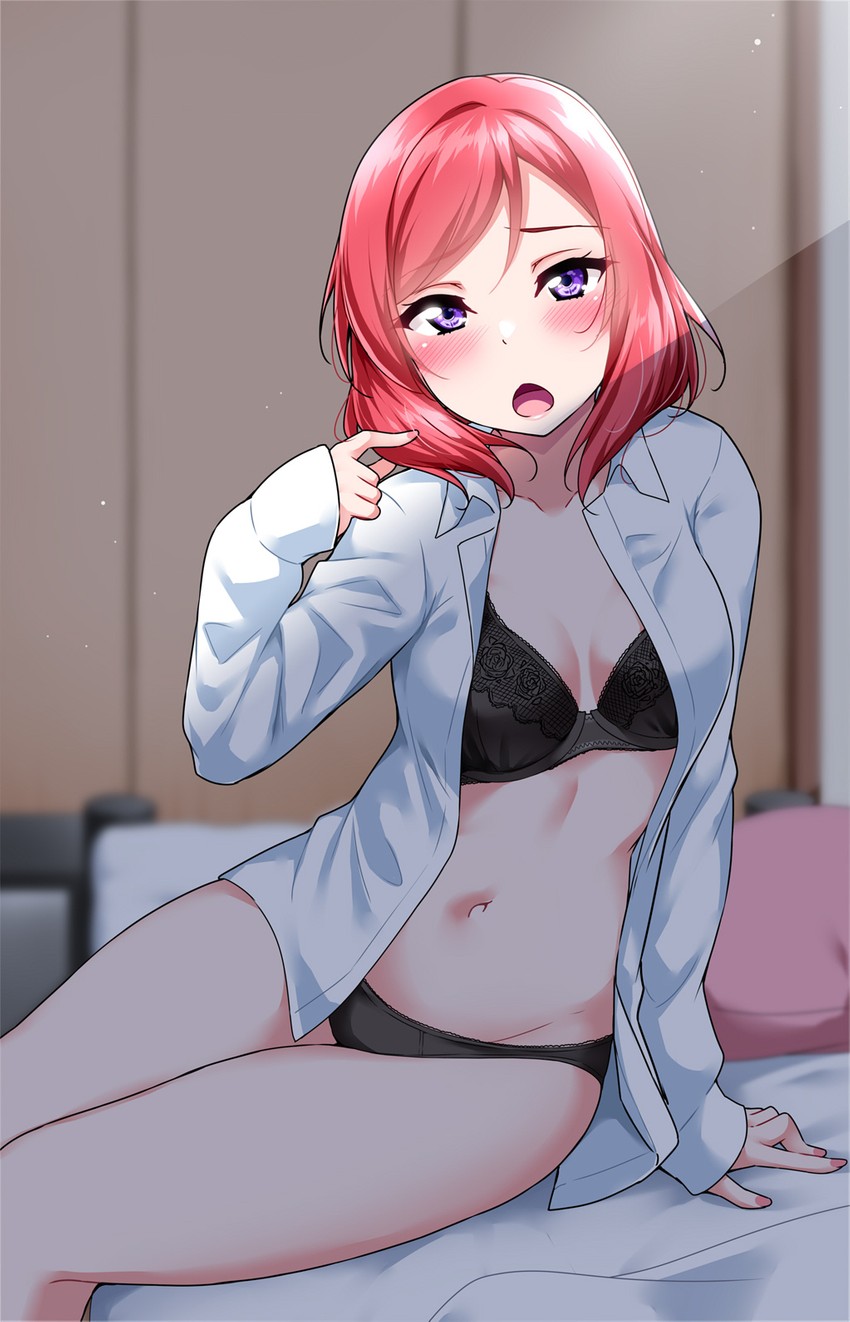 nishikino maki (love live! and 1 more) drawn by yopparai_oni