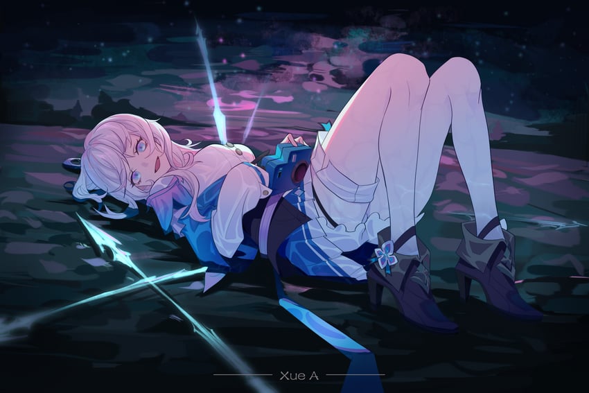 march 7th (honkai and 1 more) drawn by xue_a
