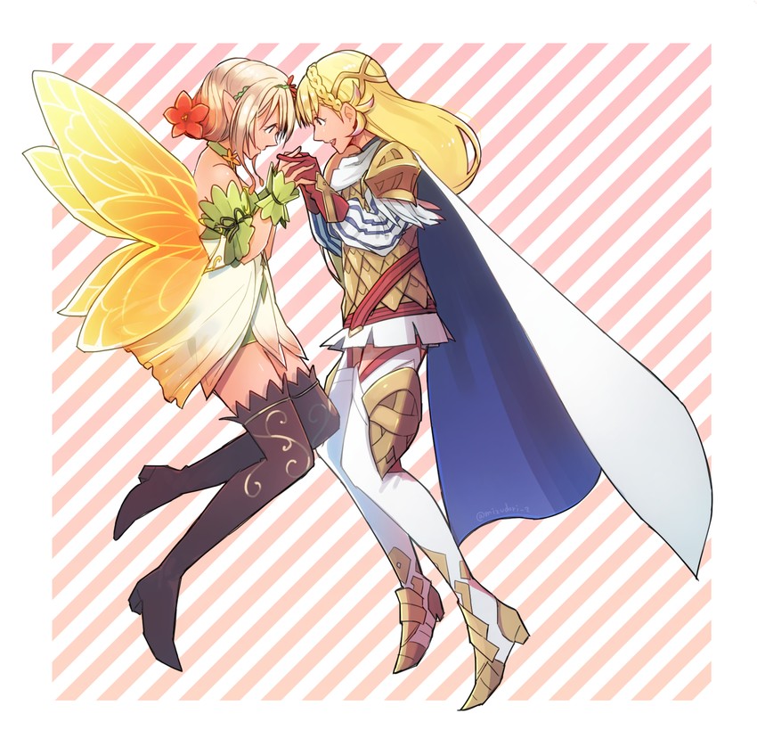 sharena and peony (fire emblem and 1 more) drawn by mizudori