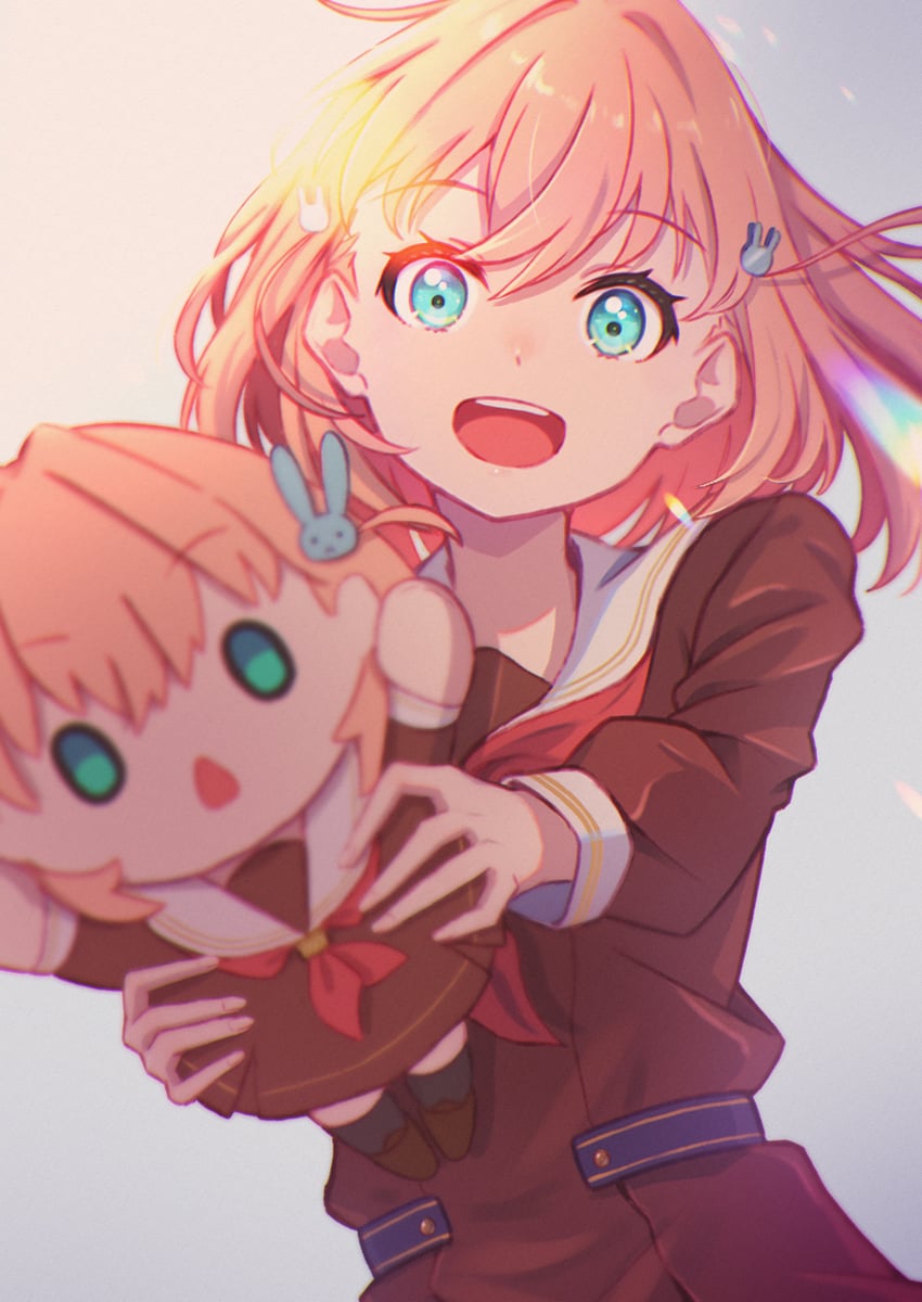 hinoshita kaho (love live! and 1 more) drawn by macken666