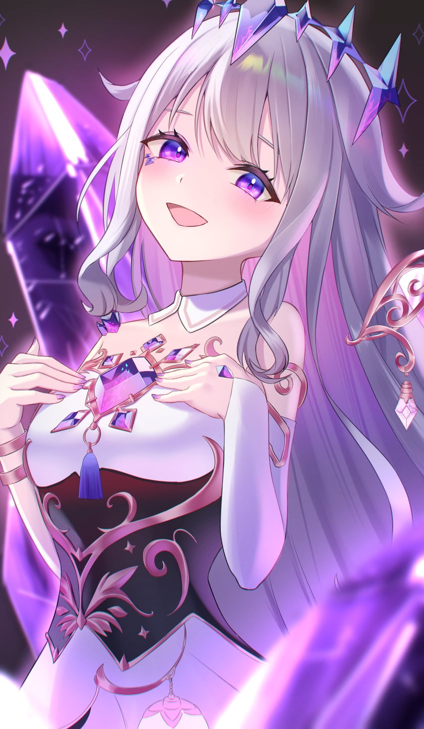 koseki bijou (hololive and 1 more) drawn by ewaaawa