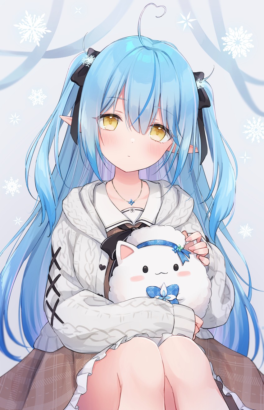 yukihana lamy and yukimin (hololive) drawn by shano_hiyori