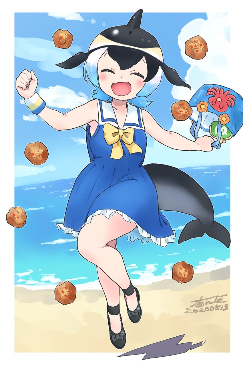 common dolphin (kemono friends and 1 more) drawn by fanta_(the_banana_pistols)