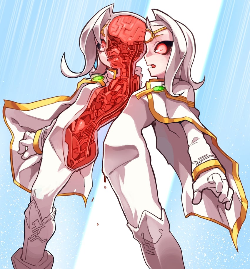 cubit foxtar (mega man and 2 more) drawn by fukumaaya