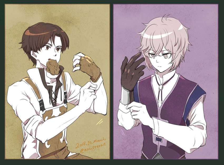 tobin and kliff (fire emblem and 1 more) drawn by aoi_(xxxaoi)
