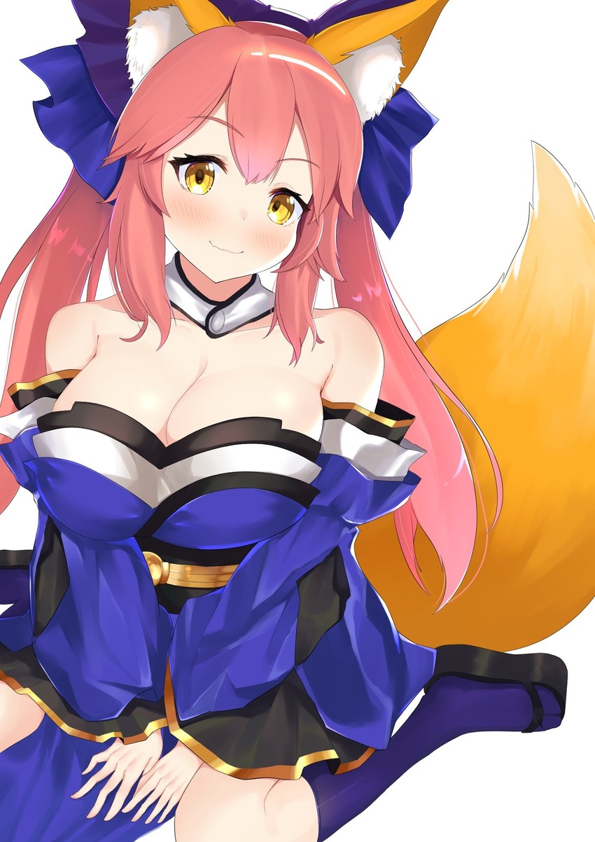 tamamo and tamamo no mae (fate and 3 more) drawn by megumi_kei