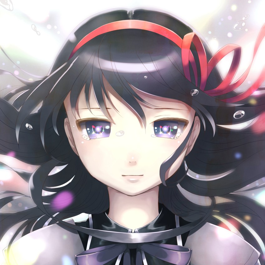 akemi homura (mahou shoujo madoka magica) drawn by nagase_kei
