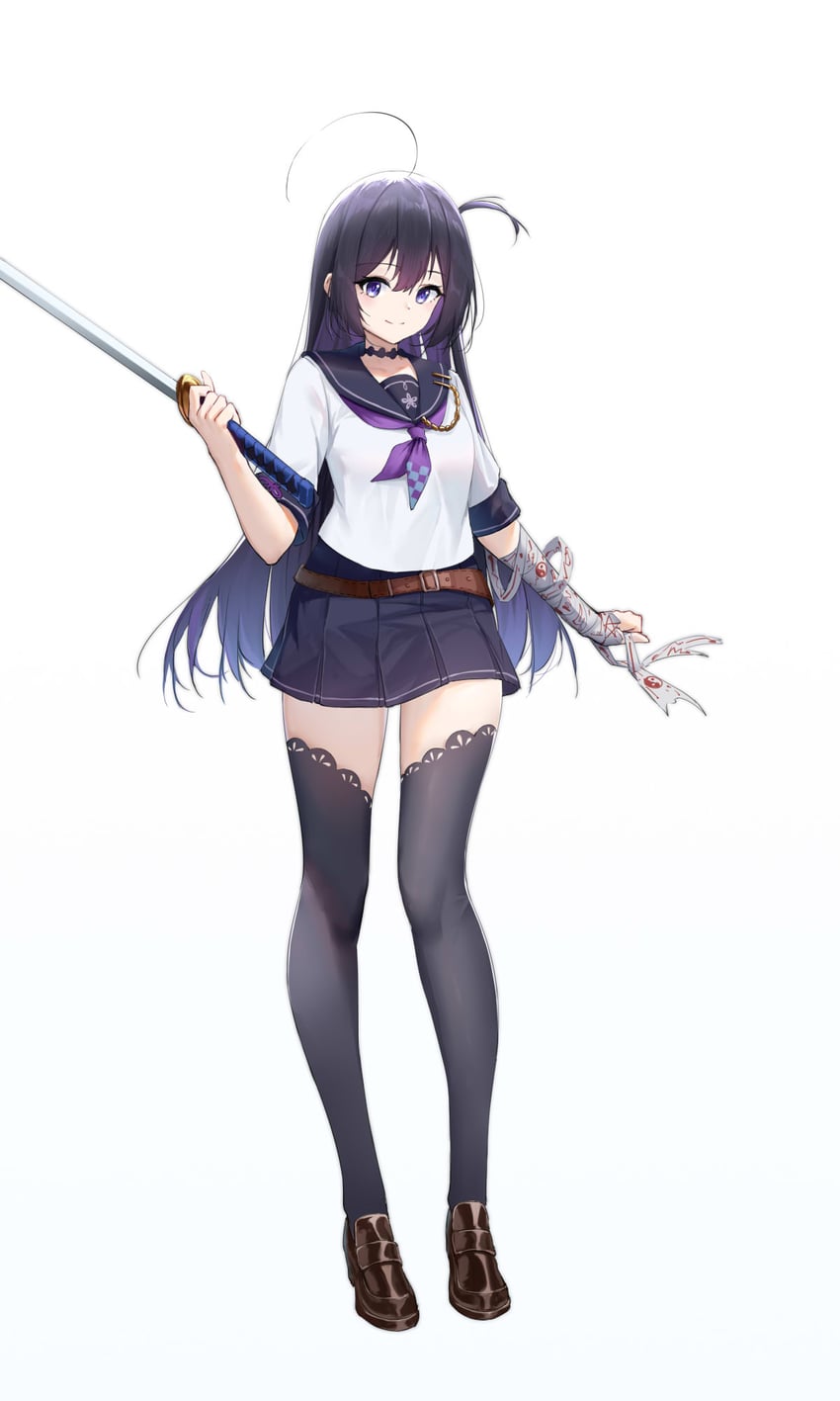 tamaori tsumugi (samurai maiden) drawn by kafeifeifeifeifeifei_jiemo_jun