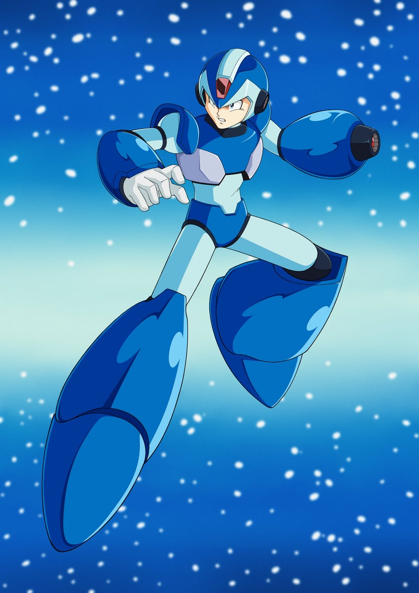 x (mega man and 2 more) drawn by diegodoodles