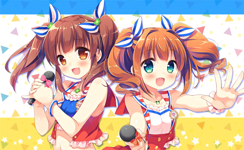 takatsuki yayoi and ogata chieri (idolmaster and 1 more) drawn by suimya