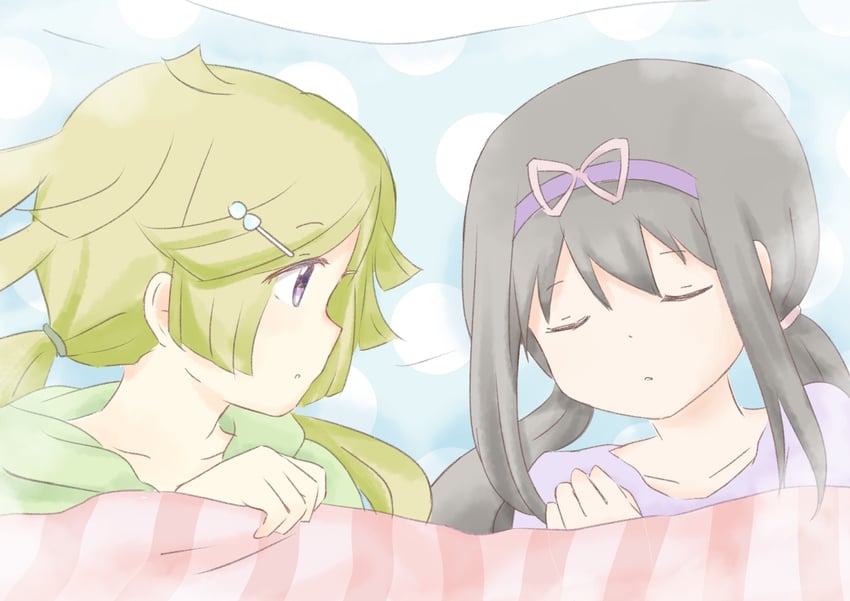 akemi homura and aki mabayu (mahou shoujo madoka magica and 1 more) drawn by selistella