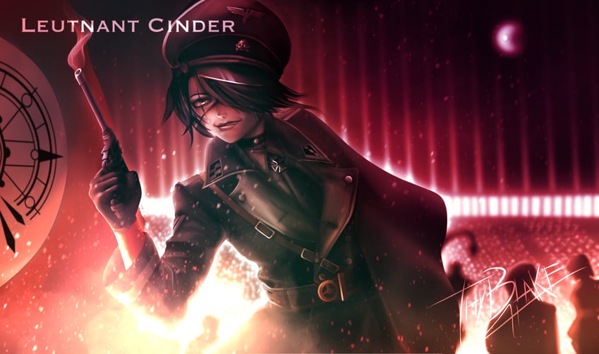 cinder fall (rwby) drawn by thy_blake