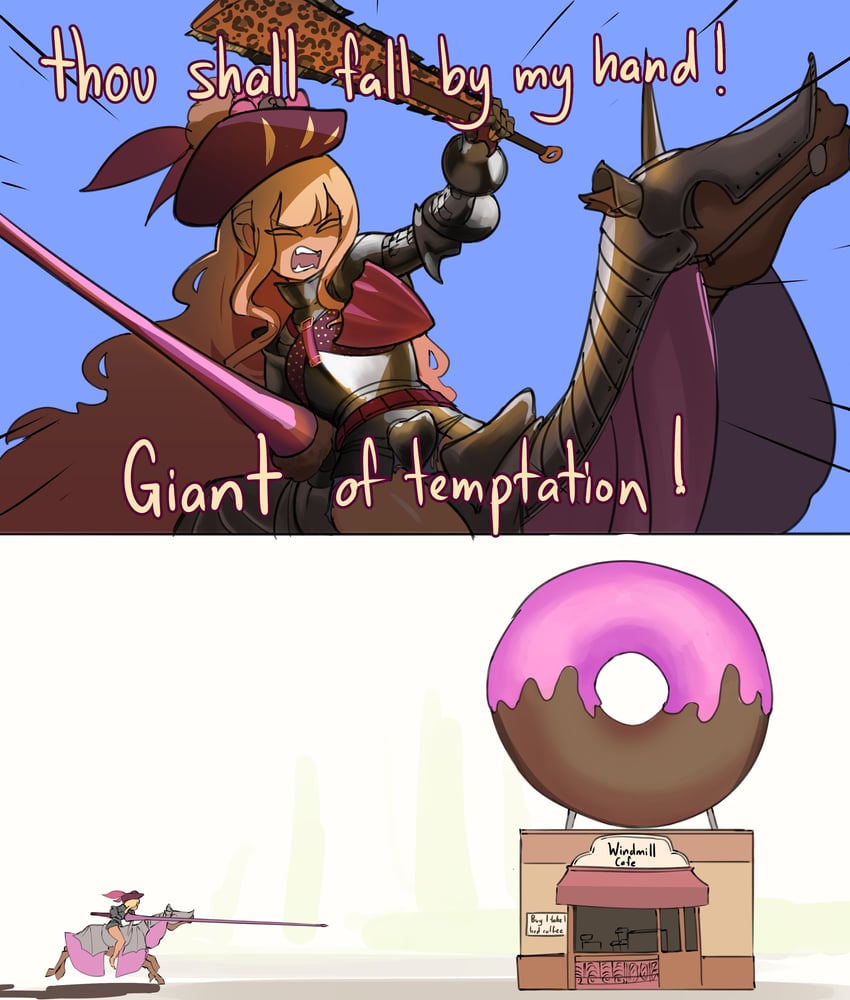 gyaru landsknecht (original and 1 more) drawn by centurii-chan