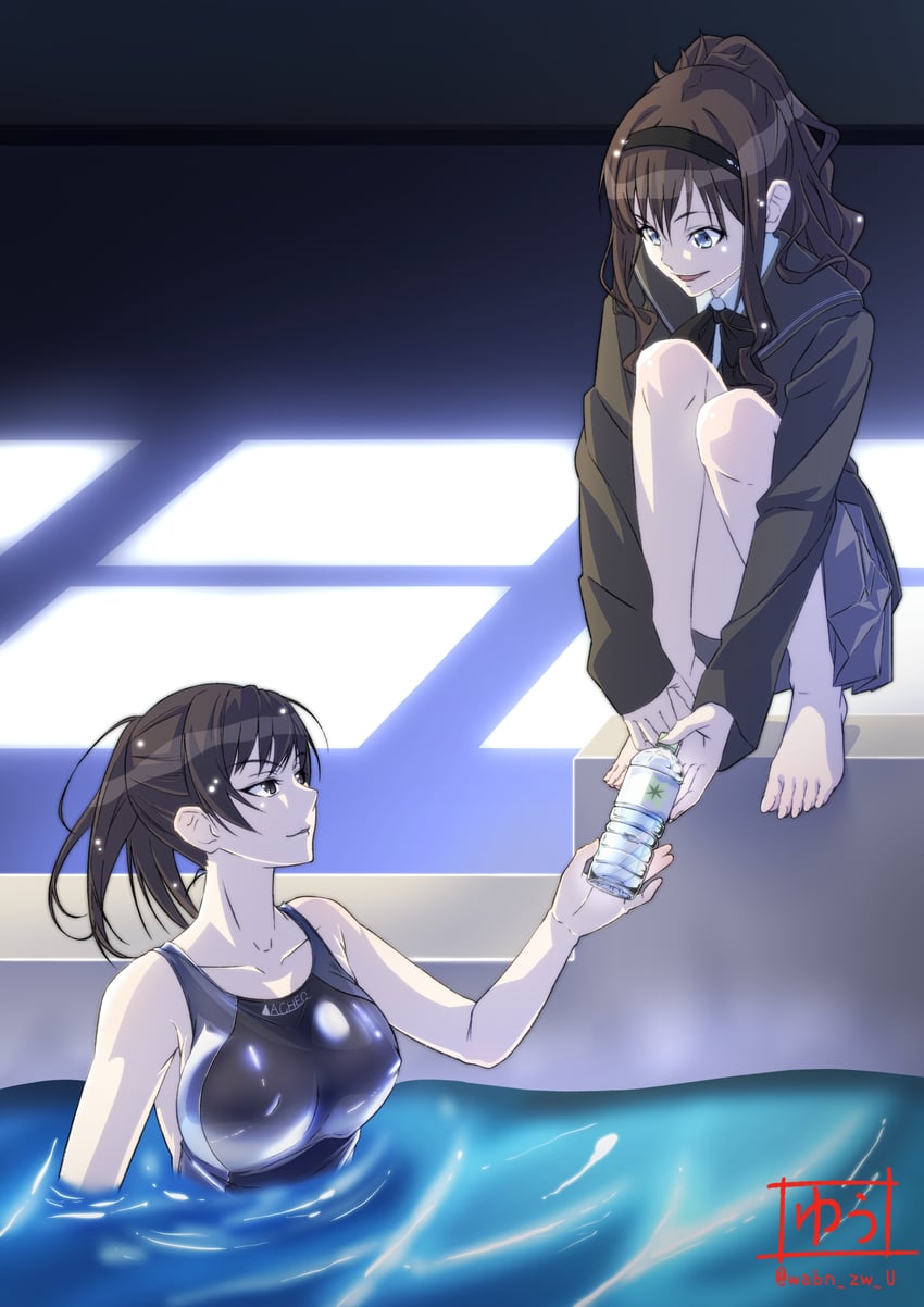 morishima haruka and tsukahara hibiki (amagami) drawn by wtbn_zw_u