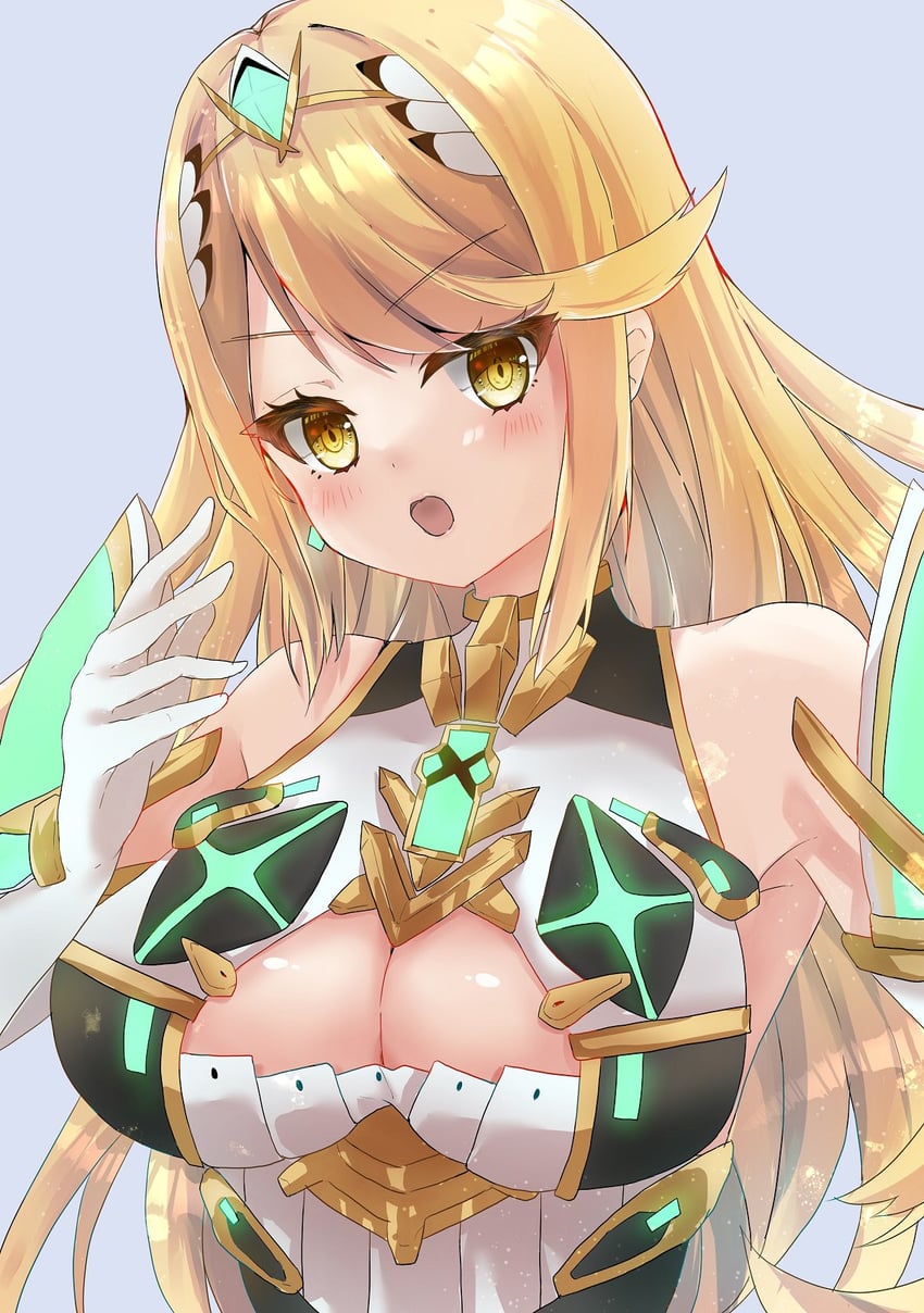 mythra (xenoblade chronicles and 1 more) drawn by kurana