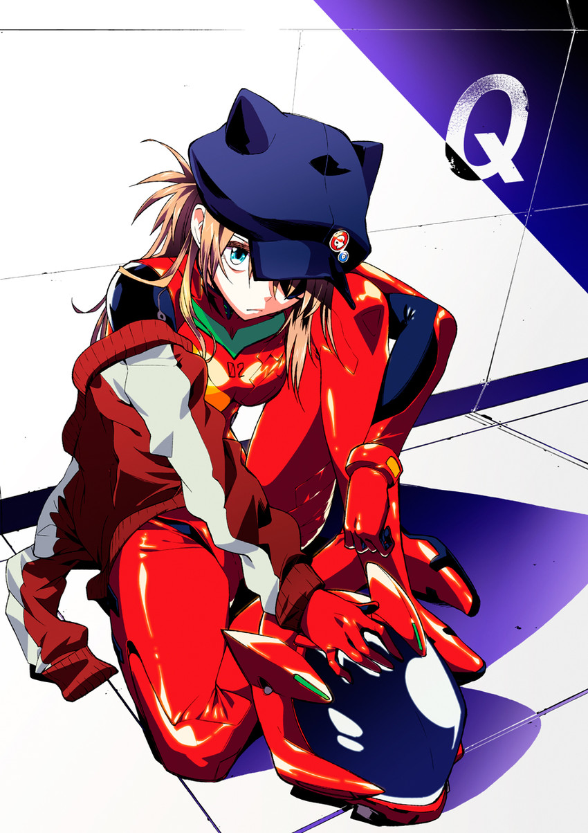 souryuu asuka langley (neon genesis evangelion and 2 more) drawn by fuku_(pukuyan)