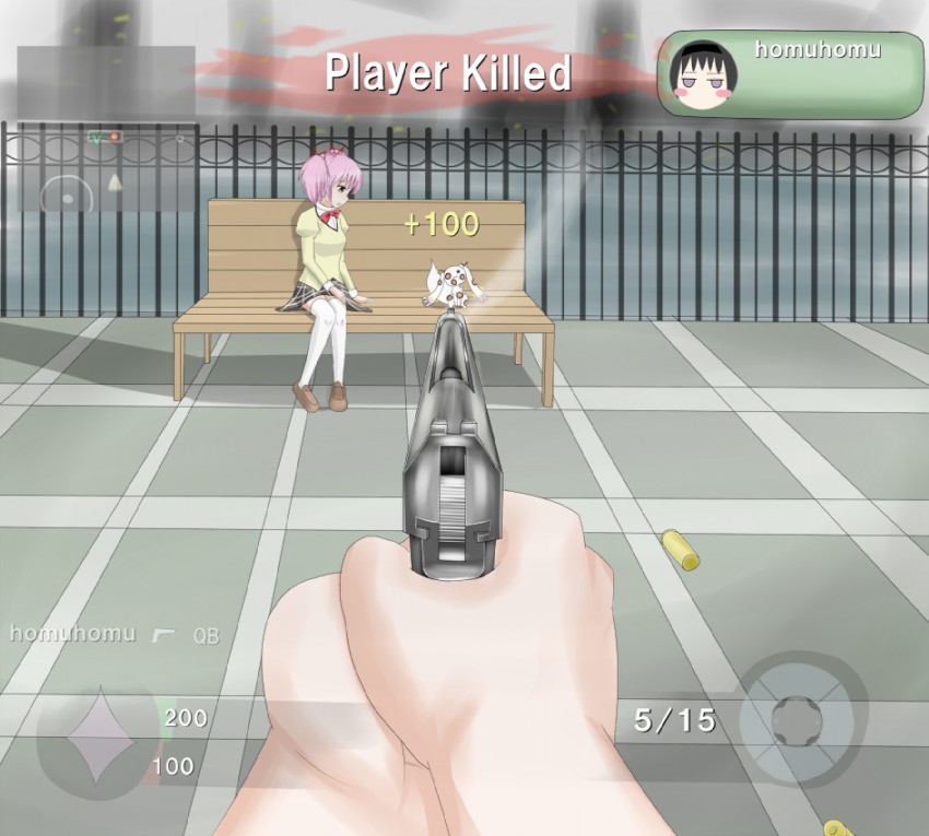 akemi homura, kaname madoka, and kyubey (mahou shoujo madoka magica and 2 more)